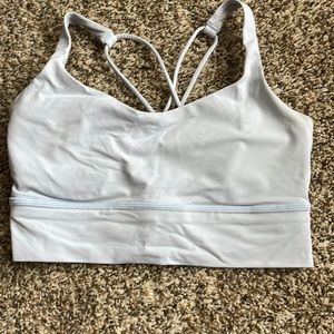 Lululemon sports bra light blue